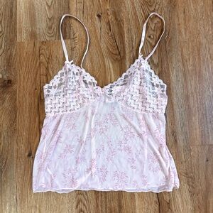 Rampage Floral Pink Tank Top
